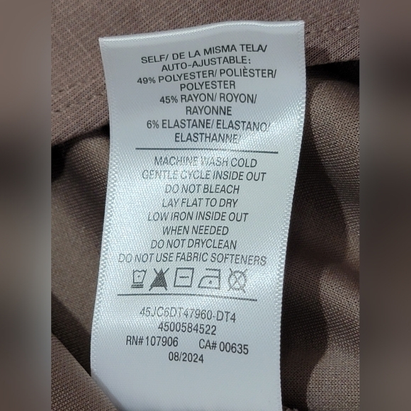 Hudson Knot Back Long Sleeve Snsp Closure Bodysuit Deep Taupe Size Medium - Picture 8 of 15